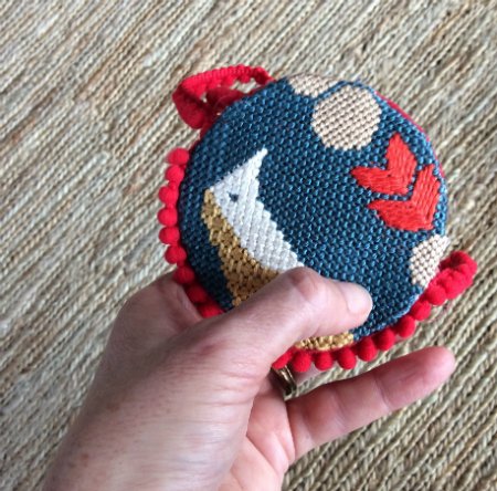 needlepoint ornament finishing