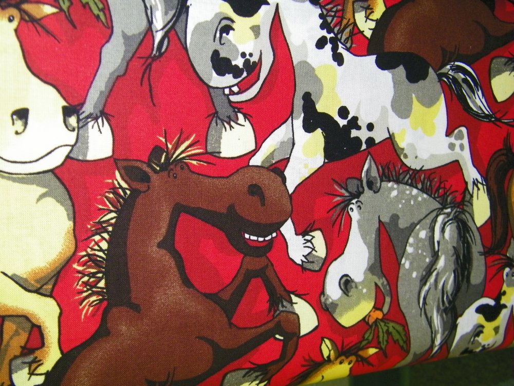 Funny Farm Horse 112 23491 FabriQuilt 100 Cotton Fabric 11223491