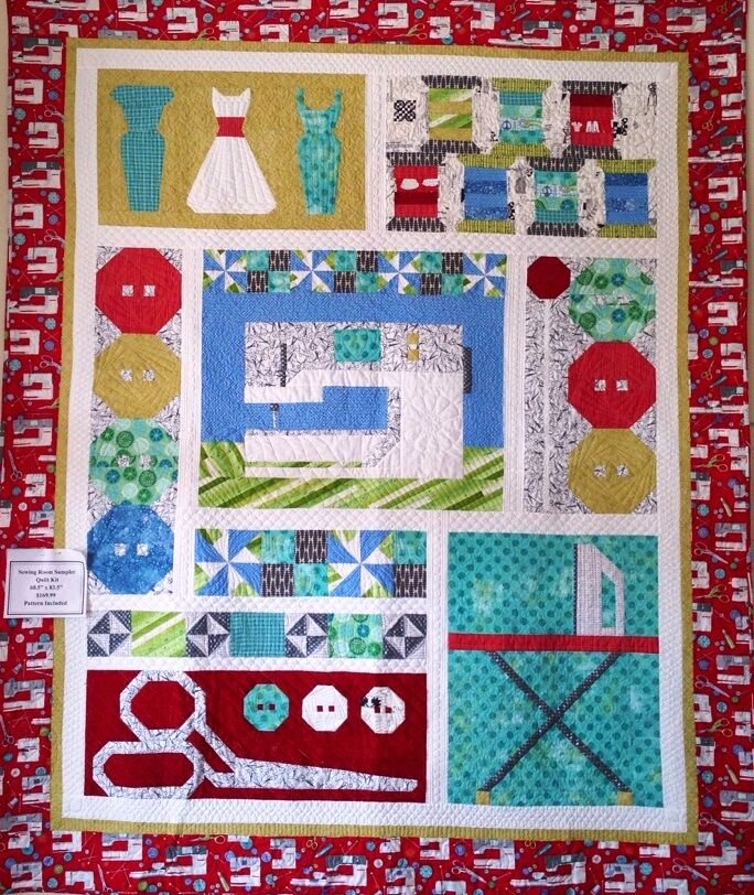 Sewing Room Sampler Quilt Kit