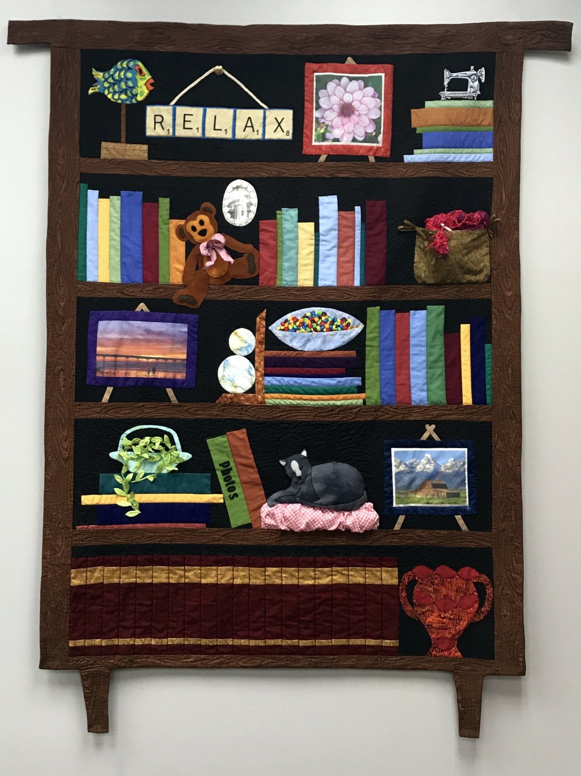 Keeping Memories Alive... a Bookcase Quilt