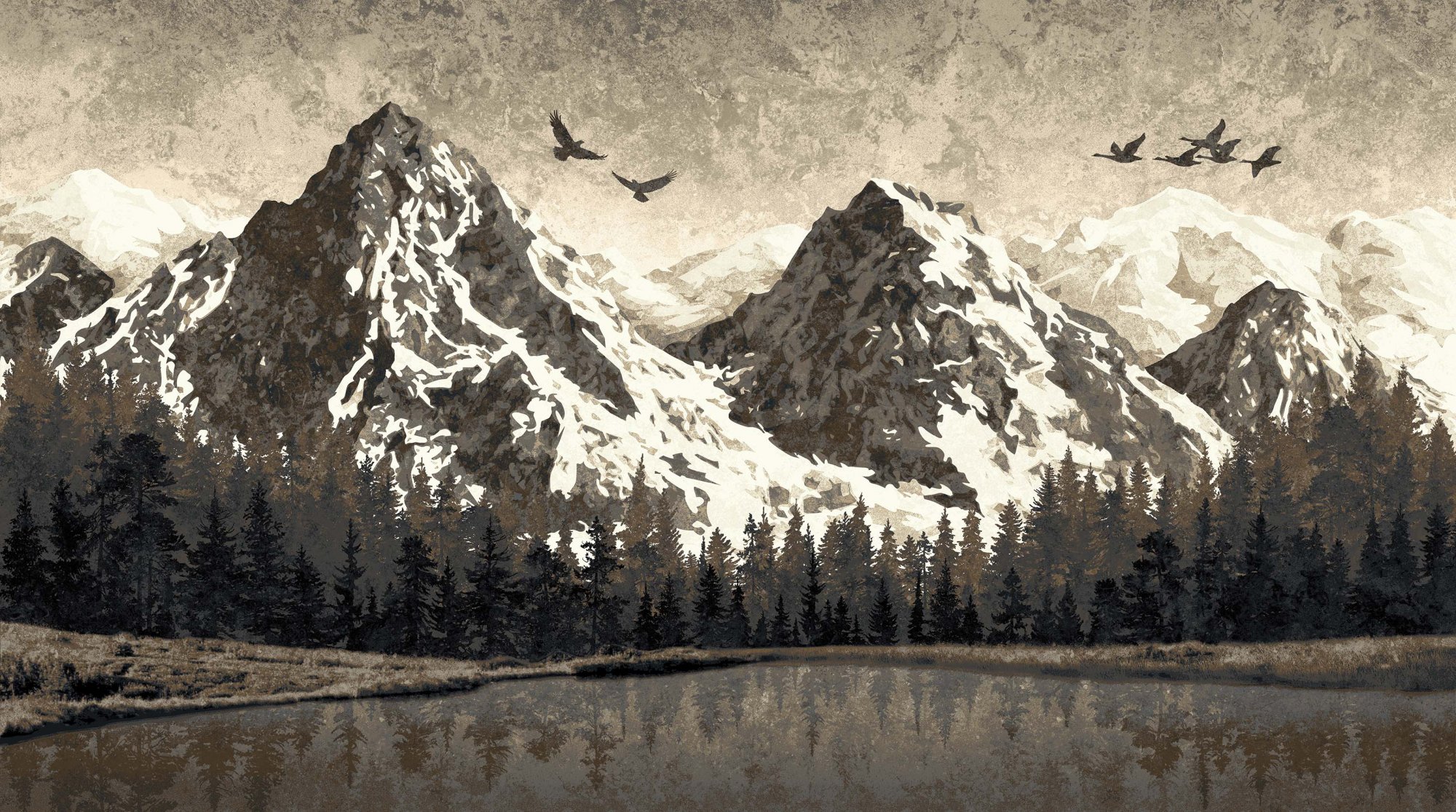 Mountain Wilderness Northcott Fabrics