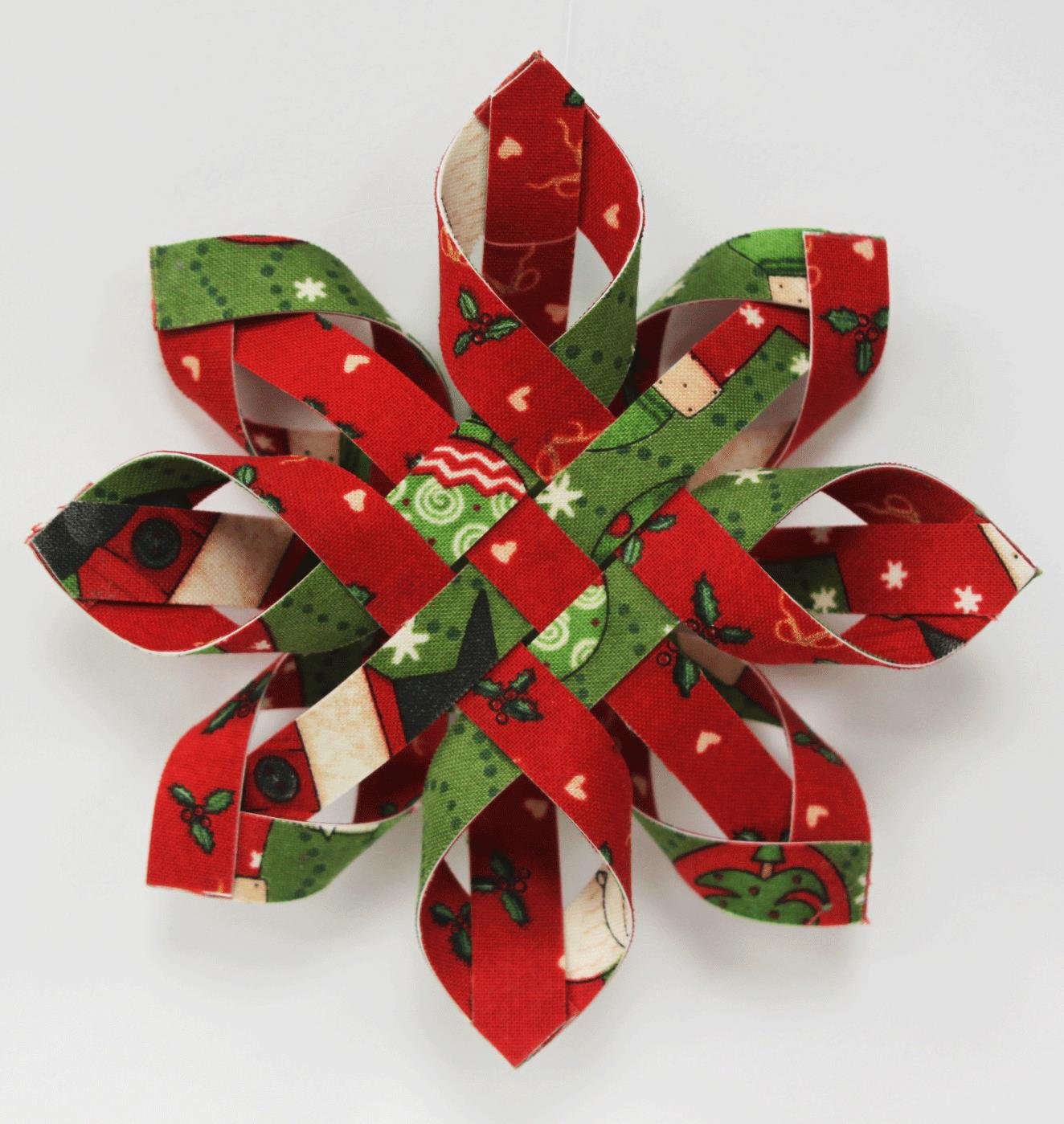 Pattern For Woven Snowflake Ornament | woven snowflake ornament pattern kit single Pattern For Woven Snowflake Ornament | woven snowflake ornament pattern kit single