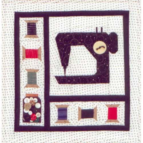 Sewing Machine Quilt Pattern by MH Paper Pieced Designs 836937009805