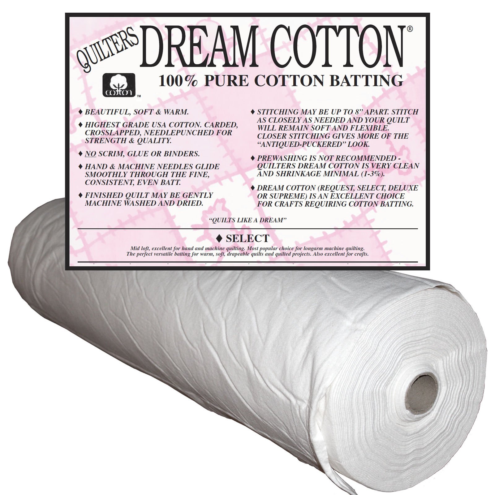 Batting Quilters Dream Cotton