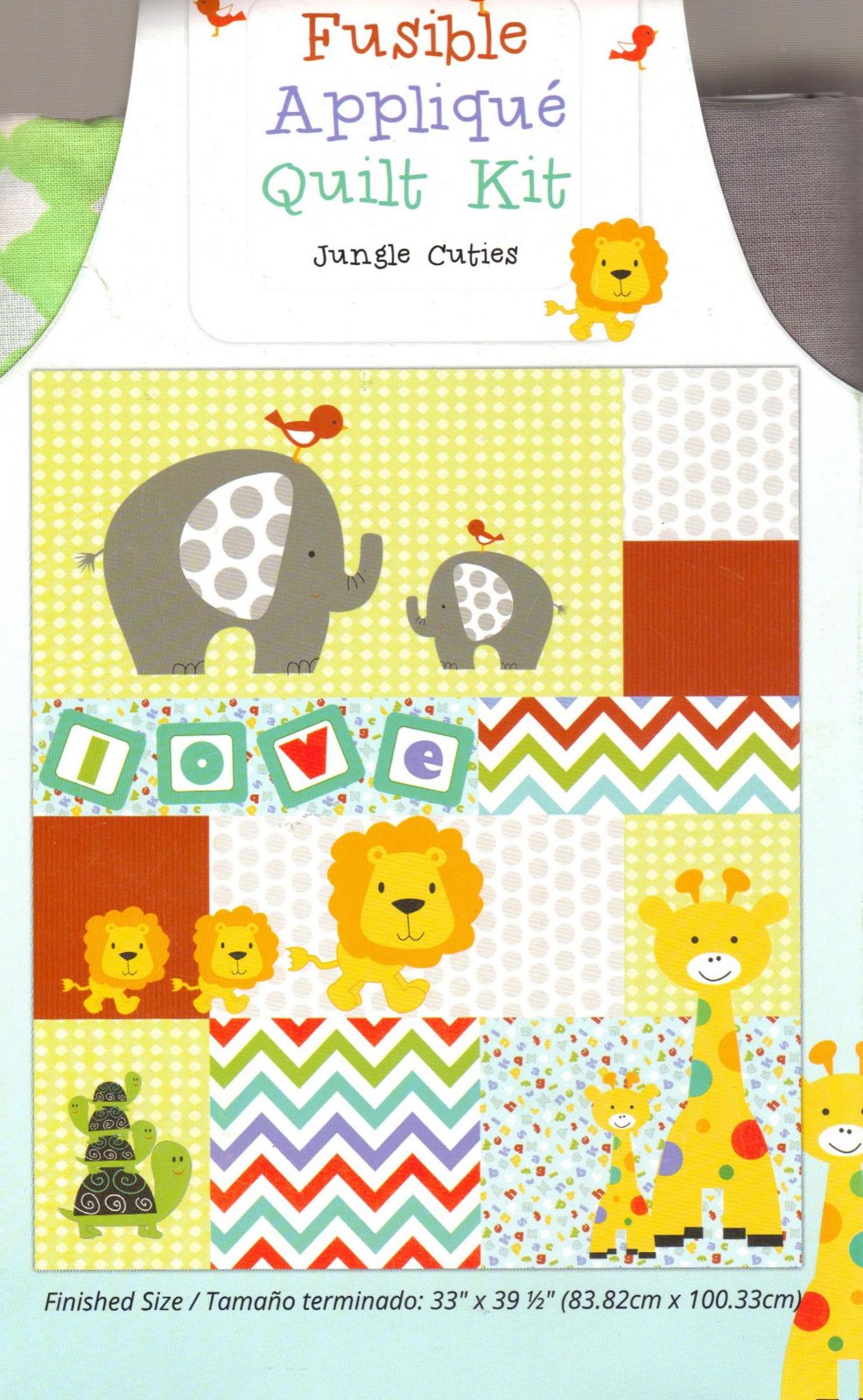 FTFusible Applique Quilt Kits Jungle Cuties