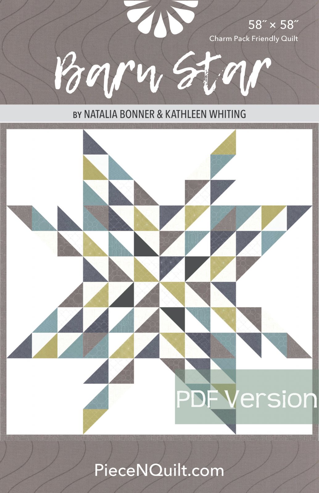 Barn Star Quilt Pattern - PDF Version