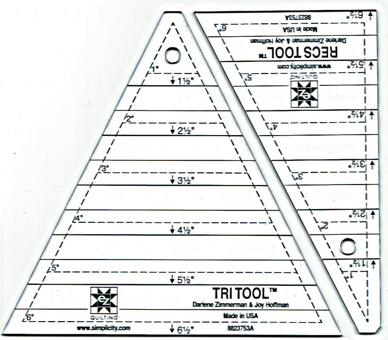 Tri-Recs Triangle Ruler
