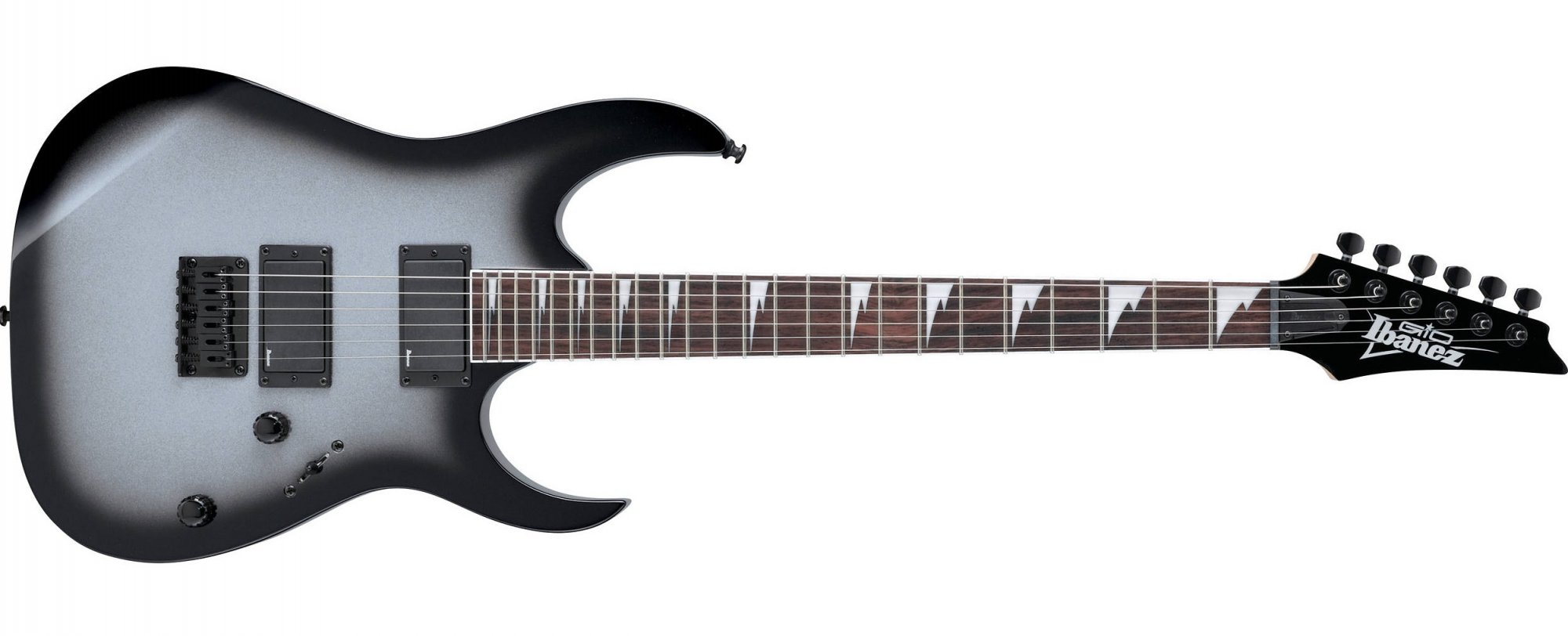 Ibanez GRG121DX Electric Guitar, Metallic Gray Sunburst 606559778843