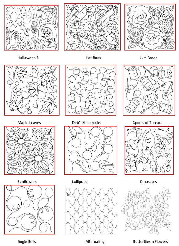 Long Arm Quilting Designs Free. Pattern Book. Airplane USD 01 Long Arm Quilt Patterns Pinterest ...