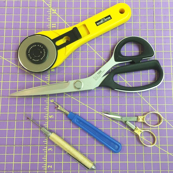 Thread, Needles and Scissors to help you with your sewing project.