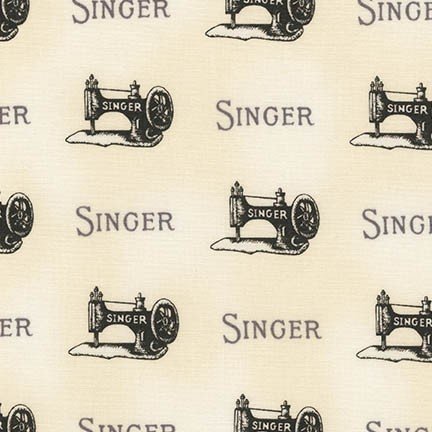 Vintage Sewing Machine Fabric