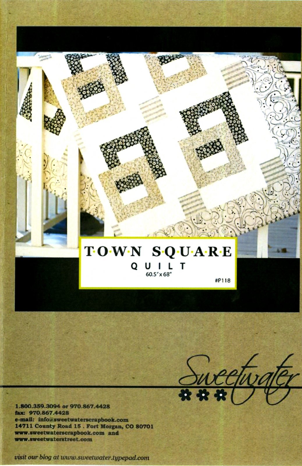 Town Square Quilt Pattern 118