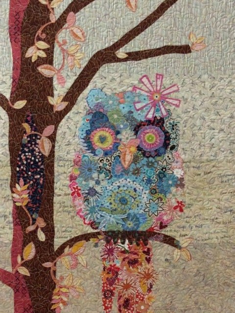 pattern works repository how Quilt Laura Cora Owl Common by Collage Heine Pattern