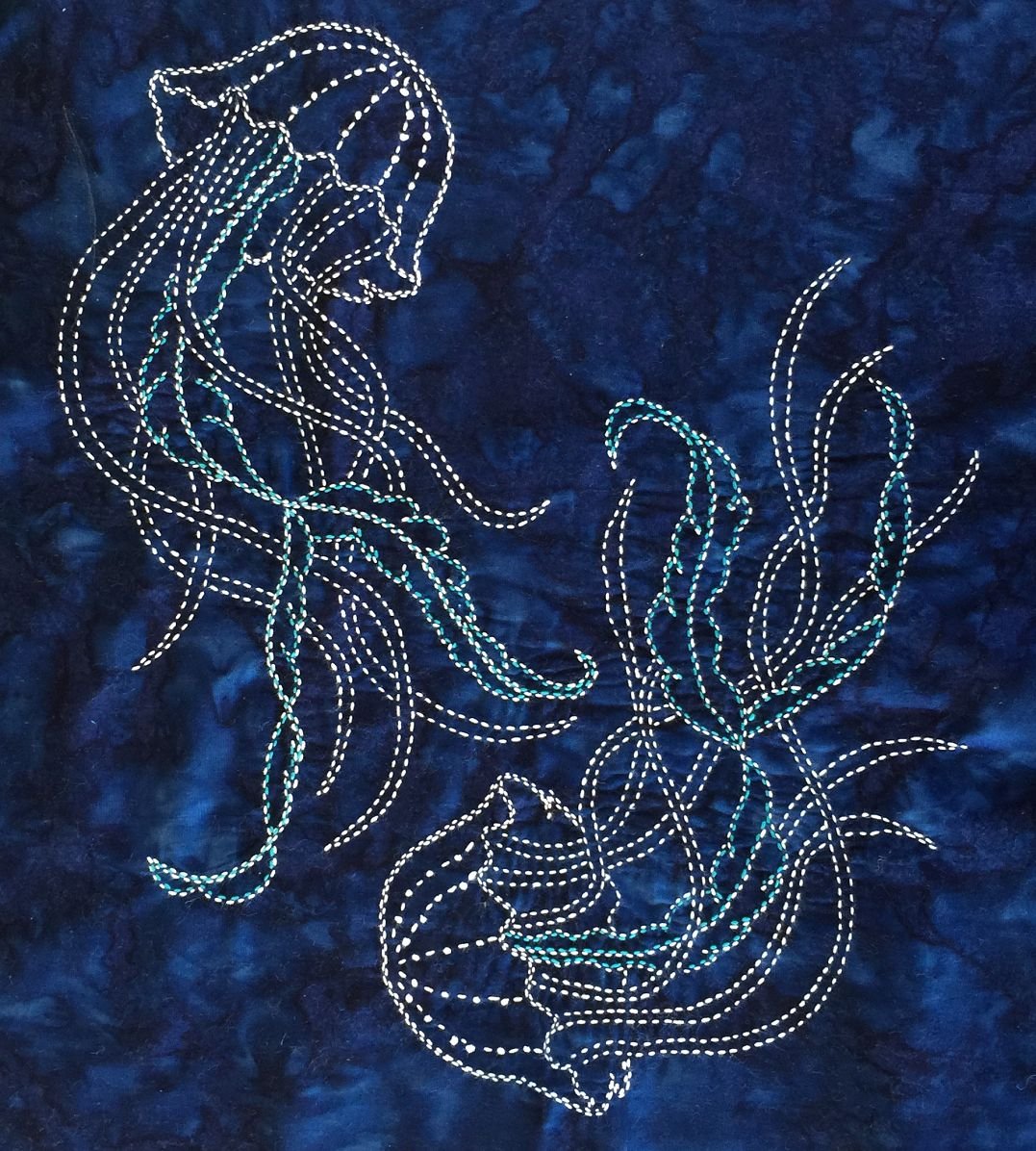 Preprinted Sashiko Fabric Panels