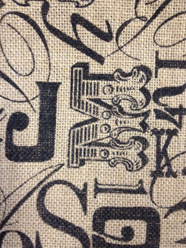 script caligraphy steampunk printed burlap fabric cr396 script caligraphy steampunk printed burlap fabric cr396