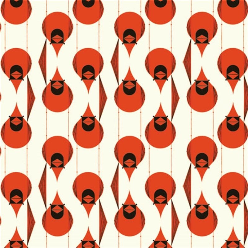 Charley Harper Bird Cardinal Stagger Mid Century Modern Charles Harper