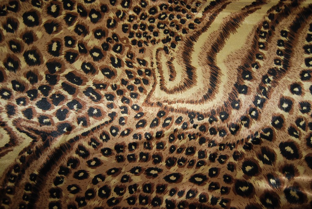 Leopard Print Fabric satin animal cheetah leopard animal print apparel silky satin Leopard Print Fabric satin animal cheetah leopard animal print apparel silky satin