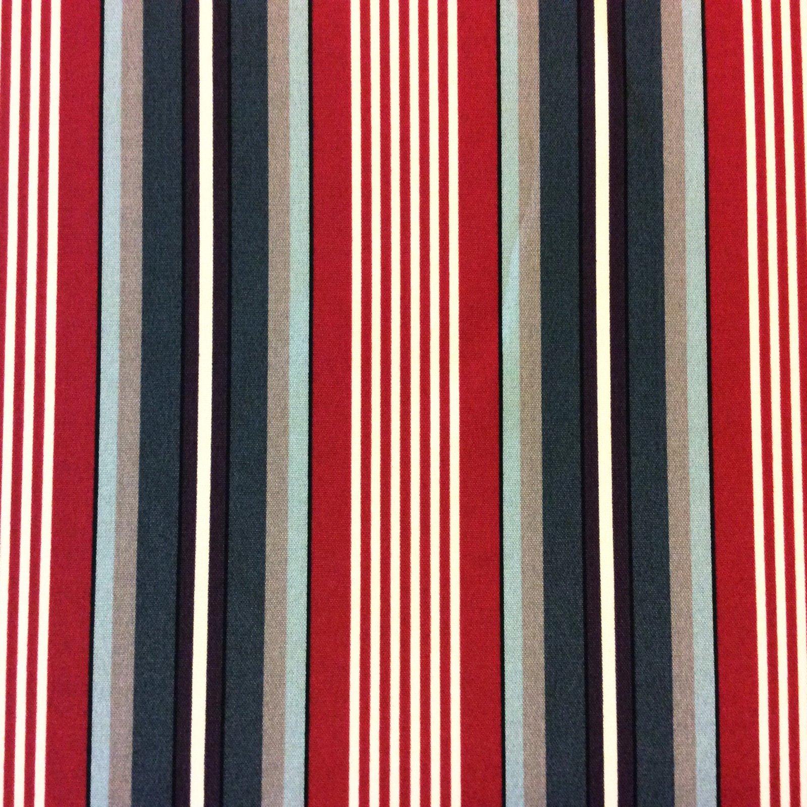 Classic Stripe Nautical Red White & Blue Stripe Geo Striped Patio