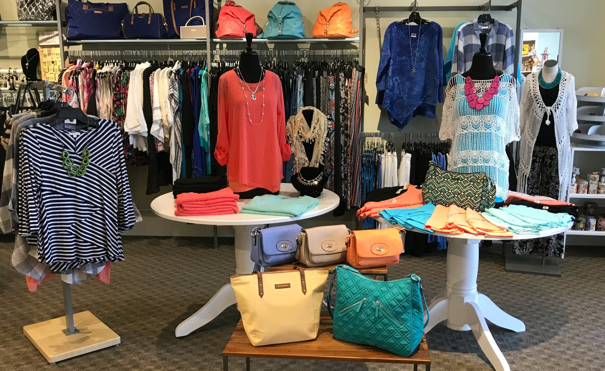 Apparel, handbags, jewelry, & gifts for stylish ladies